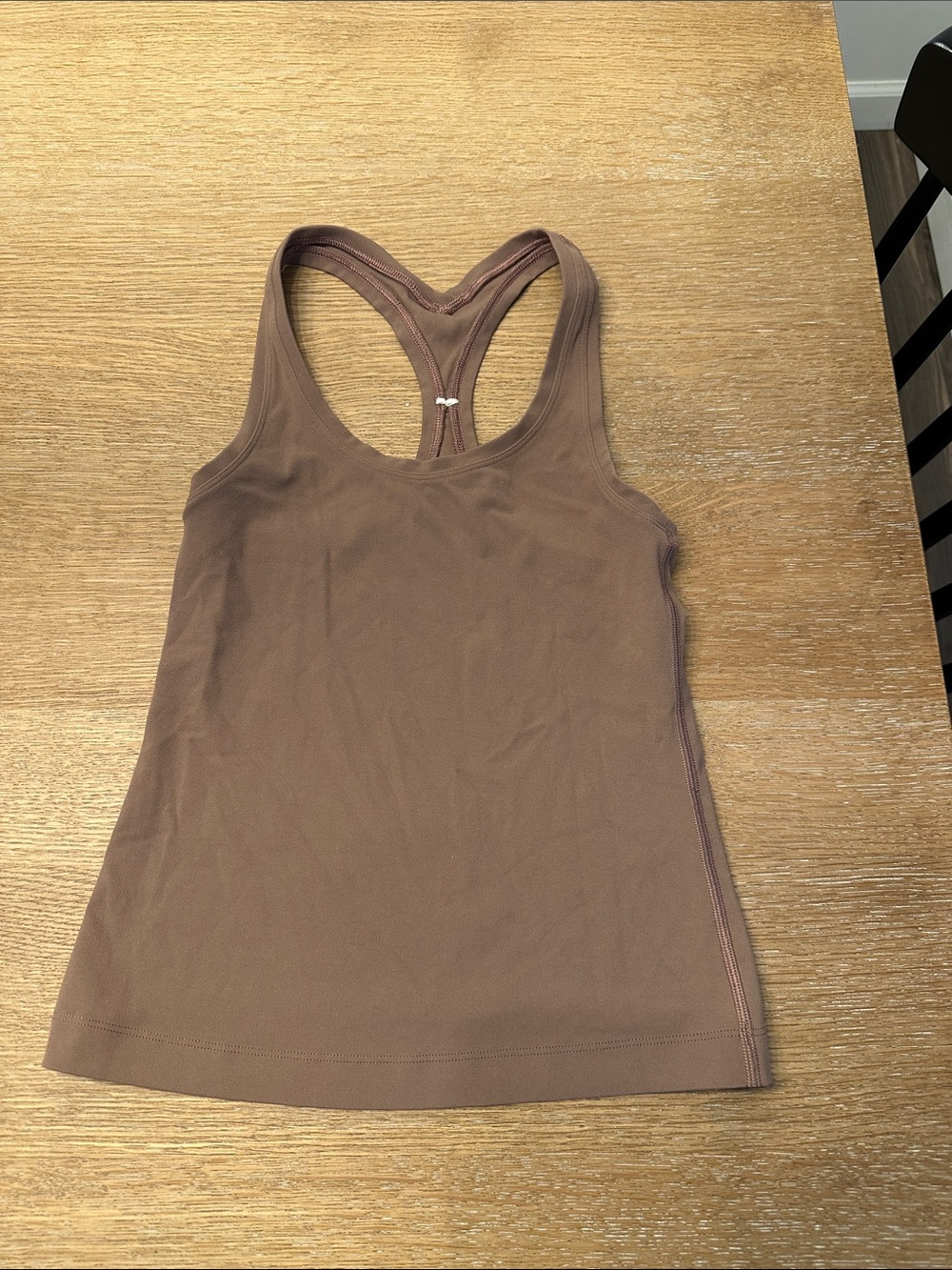 lululemon athletica Brown Racerback Tank Top